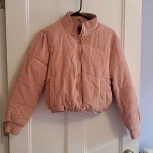 Guess size S pink corduroy jacket